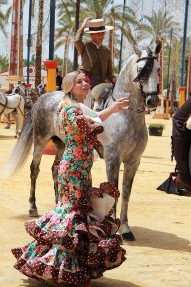 Beautiful horses and flamenco in Jerez Beautiful horses and flamenco in Jerez