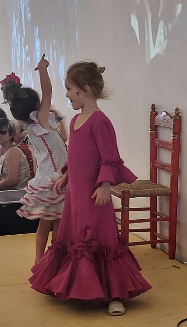 Feria de Caballo Flamenco Dancers Two tiny flamenco dancers