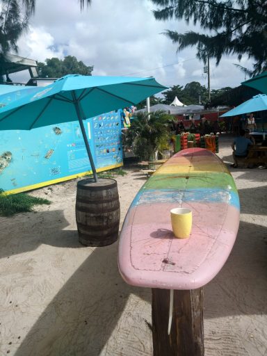 A Quirky Beach Bar Surfboard Table A Quirky Beach Bar Surfboard Table